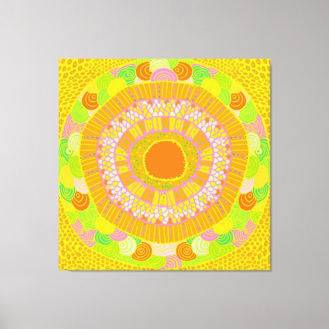 Tropical Del Sol - Arizona sun Canvas Print (Front)