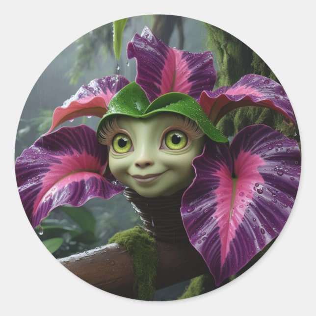 Tropical Design Sticker (Front)