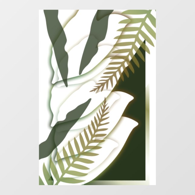 Tropical Design Wall Decal (Front)