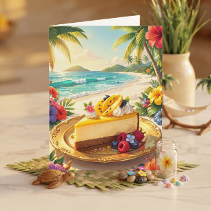 Tropical Dessert Happy Birthday Nonna Card