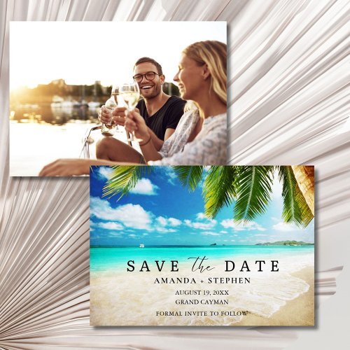 Tropical Destination Beach Photo Wedding