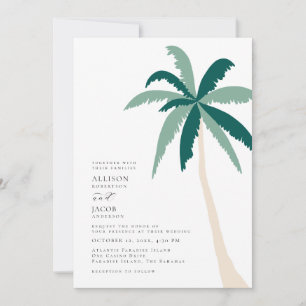 Tropical Destination Wedding Invitation