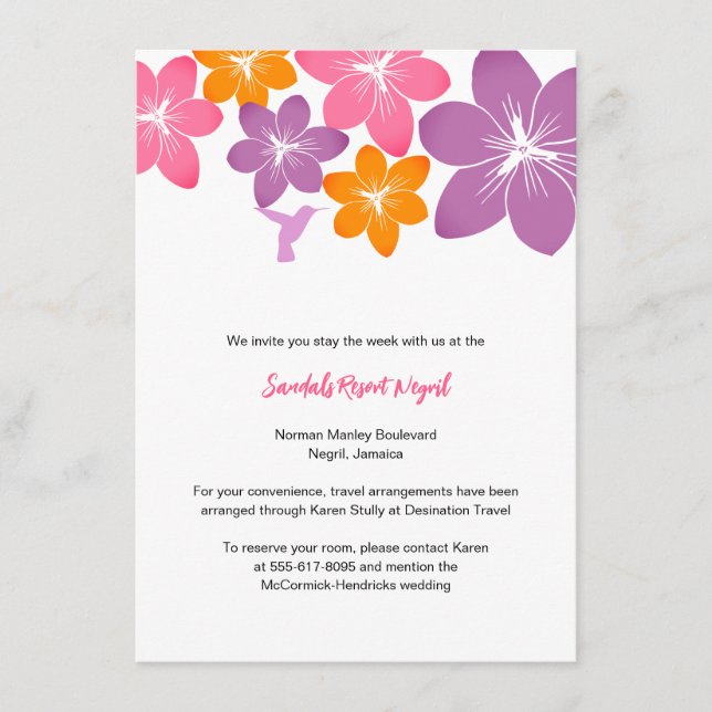 Tropical Details Card (Front)