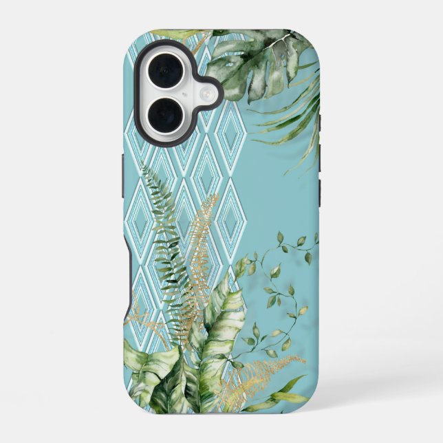 Tropical Diamonds Iphone Case (Back)