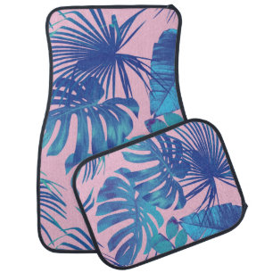 Tropical-digital-paper-  Zazzle_Growshop. Car Floor Mat