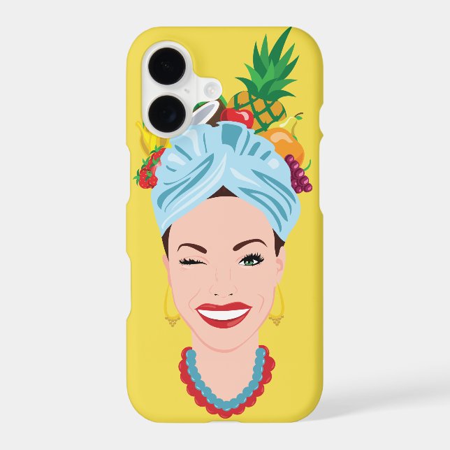 Tropical Diva Iphone Case (Back)