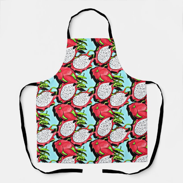 tropical dragon fruit apron (Front)