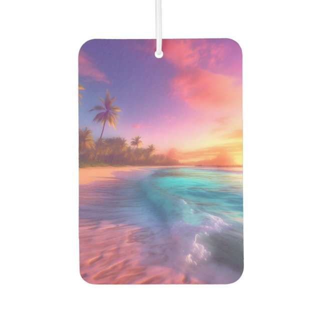 Tropical Dreamscape Air Freshener (Front)