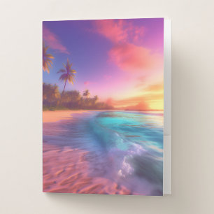 Tropical Dreamscape Pocket Folder