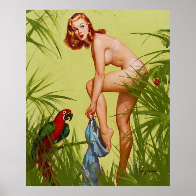 Tropical Dressing Pin Up Poster (Front)