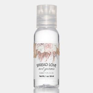 Tropical Dried Palm Leaves Foliage Party Hand Sanitizer