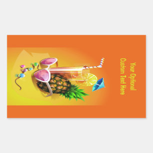 Tropical Drink custom stickers
