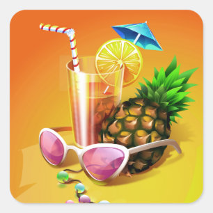 Tropical Drink stickers