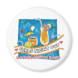 Tropical Drinks Bachelorette Bash Magnet