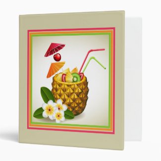 Tropical Drinks Binder