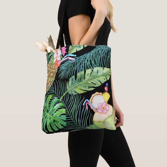 Tropical Drinks Tote (Close Up)