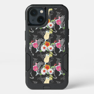 Tropical Drinks With Animals iPhone 13 Case