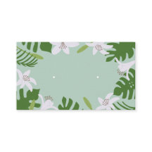 Tropical Earring Jewelry Display Card