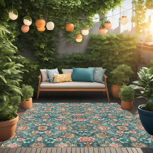 Tropical Elegance 8x10 Outdoor Rug