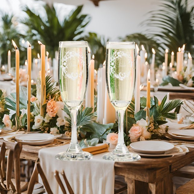 Tropical Elegance  Champagne Flute (Creator Uploaded)