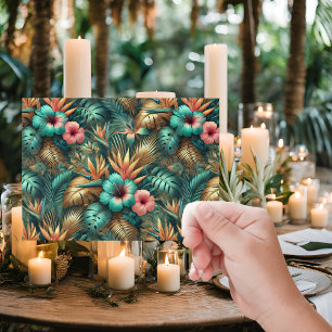 Tropical Elegance Invitation Envelopes