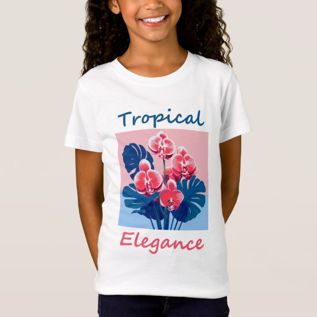 Tropical Elegance T-Shirt (Front)