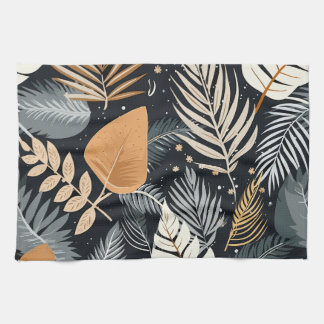 Tropical Elegant Pattern Kitchen Towel