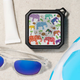 Tropical Elephants Bluetooth Speaker