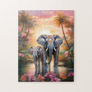 Tropical Elephants Puzzle