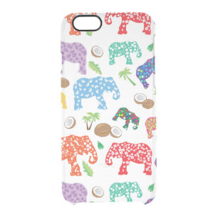 Tropical Elephants Clear iPhone 6/6S Case