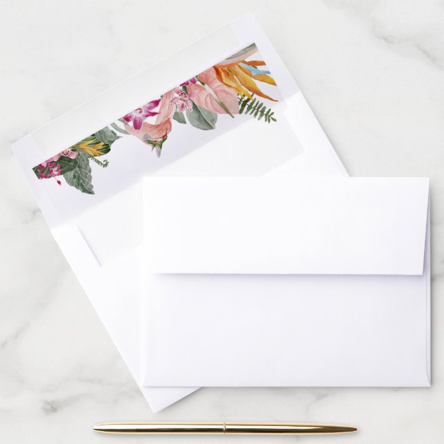 Tropical Envelope Liner (Desk)