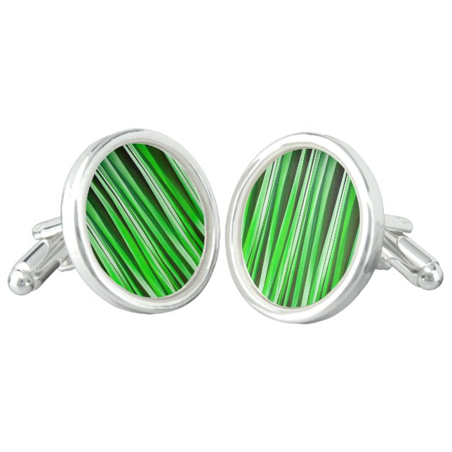 Tropical Environment Cufflinks (Angled)