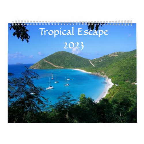 Tropical Escape 2023 Calendar
