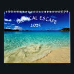 Tropical Escape 2025 Calendar<br><div class="desc">Escape to the tropics with this 2025 calendar</div>
