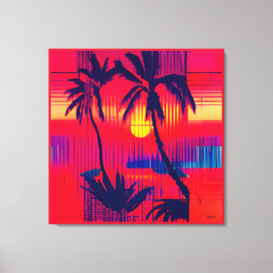 Tropical Escape Fantasy Canvas Print