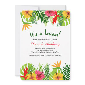 Tropical Escape Invitation