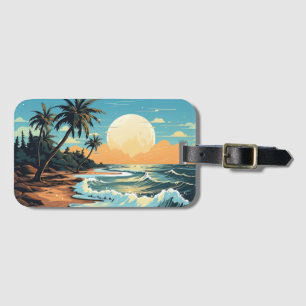 Tropical Escape Luggage Tag