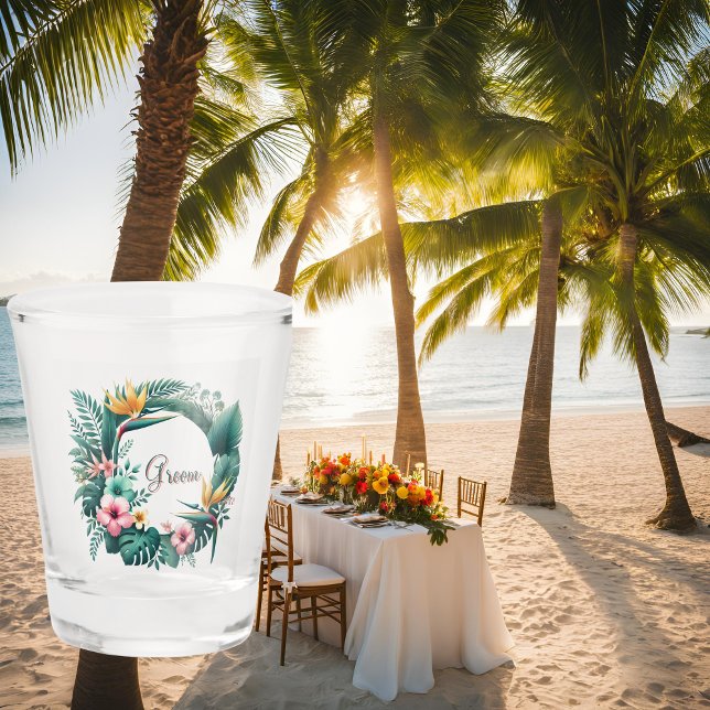 Tropical Essence Printed Shot Glass (Creator Uploaded)