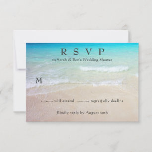Tropical Event RSVP Enclosure Cards