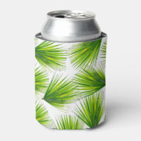 Tropical Exotic Hawaiian Palm Fronds Can Cooler
