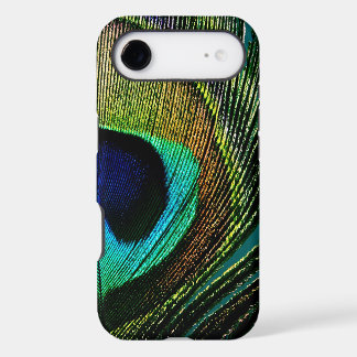 Tropical Exotic Peacock Feather Vibrant Summer iPhone 17 Air Case
