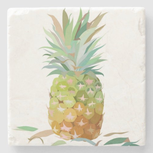 Tropical Exotic Pineapple Stone Coaster