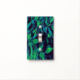 Tropical Fabric Light Switch Cover