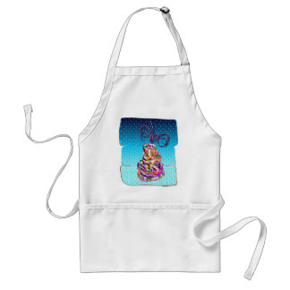 tropical fancy cake 1 adult apron