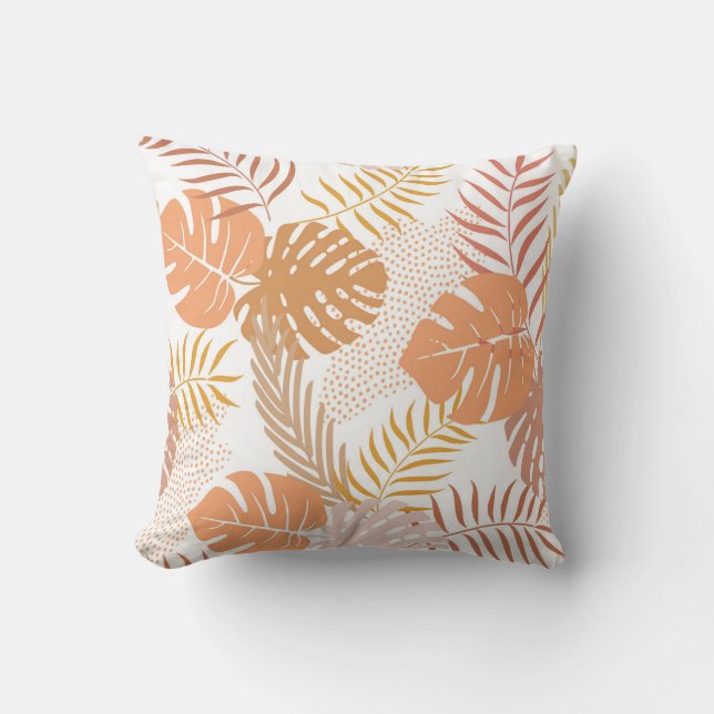 Tropical Fantasy Throw Pillow (Front)