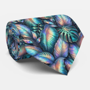Tropical Faux Silk Luxury Vacation Gentleman's Neck Tie