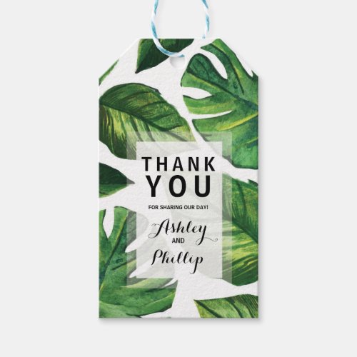 Tropical Favor Tag