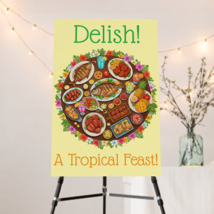 Tropical Feast Foam Board