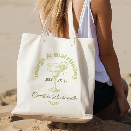 Tropical Fiesta Margarita Bachelorette Tote Bag