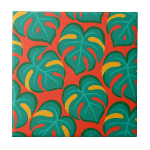 Tropical Fiesta Pattern Ceramic Tile